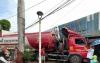 Truk Tangki BBM Tabrak 3 Ruko di Cakung Jaktim