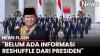 Isu Reshuffle Kabinet Kembali Mencuat, Muzani: Menteri Harus Ikuti Langkah Presiden