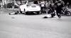 Viral Kecelakaan Motor vs Mobil di Bintaro, 2 Orang Terkapar di Jalan