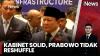 Prabowo Tegaskan Tak Ada Reshuffle Kabinet Merah Putih, Fokus Kerja Keras untuk Rakyat!