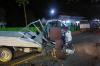 Kecelakaan di Sampang Madura, Truk Terguling Ditabrak Isuzu Traga