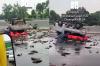 Kecelakaan Pikap hingga Ikan Lele Berserakan di Tol Japek, Netizen: Kang Pecel Bersedih!