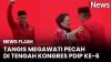 Hasto Hadiri Kongres PDIP usai Bebas, Tangis Megawati Pecah