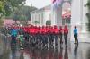 76 Calon Paskibraka Jalani Gladi Kotor Perdana di Istana, Diiringi Hujan Deras