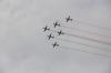 Jupiter Aerobatic Team TNI AU Hiasi Langit Jakarta Jelang HUT ke-80 RI - Bagian 4