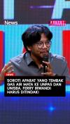 Soroti Aparat yang Tembak Gas Air Mata ke Unpas dan Unisba Ferry Irwandi harus Ditindak