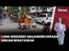 Libur Akhir Pekan, Pergerakan Wisatawan di Malioboro Capai Ratusan Ribu
