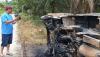 Warga Asahan Bakar Mobil dan Motor Terduga Pencuri Lembu, 1 Pelaku Ditangkap