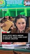 Gaya Outfit Nikita Mirzani di Hari Batik Bawa Uang Kaget di Sidang Lanjutan