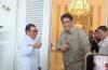 Saat Purbaya Pagi-Pagi Datangi Balai Kota Jakarta, Diacungi Jempol oleh Pramono
