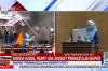 Situasi Terkini Depan Gedung DPRD Pati, Massa Bakar Ban Kawal Pemakzulan Bupati Sudewo