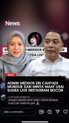 Admin Medsos Eri Cahyadi Mundur dan Minta Maaf usai Suara Live Instagram Bocor