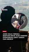 Akses Mulai Terbuka Bantuan untuk Aceh Tamiang Diterjunkan Lewat Sungai dan Airdrop