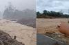 Sungai Garoga di Tapsel Meluap, Bawa Material Kayu hingga Hanyutkan Jembatan Darurat