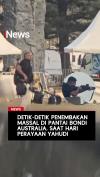 Detik-Detik Penembakan Massal di Pantai Bondi Australia, saat Hari Perayaan Yahudi