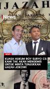 Kuasa Hukum Roy Suryo Cs Kami Tak akan Mengemis untuk Minta Tunjukkan Ijazah Jokowi