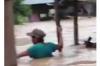 Banjir Besar Terjang Balangan Kalsel, Tinggi Air sampai Atap Rumah Warga