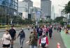 Jakarta Cerah, Kawasan CFD Diserbu Warga - Bagian 2