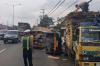 Kecelakaan Mobil Pikap Terguling di Sidoarjo, Jalur Surabaya-Mojokerto Macet hingga 2 Jam