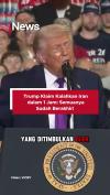 Trump Klaim Kalahkan Iran dalam 1 Jam: Semuanya Sudah Berakhir