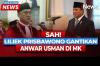 Resmi! Prabowo Lantik Liliek Prisbawono Jadi Hakim MK, Gantikan Anwar Usman