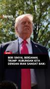 Beri Sinyal Berdamai, Trump: Hubungan AS dengan Iran Sangat Baik