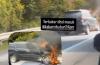 Mobil Terbakar di KM 12 Tol Jagorawi, Diduga Akibat Korsleting  