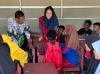 Inspiratif! Maudy Ayunda Bangun Ruang Belajar Sementara di Aceh Timur