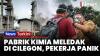 Pabrik Kimia di Cilegon Meledak, Asap Tebal dan Bau Menyengat Selimuti Jalan Raya