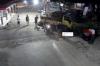 Terekam CCTV! Kecelakaan Motor Tabrak Truk Pengangkut Sapi Kurban di Ponorogo