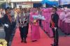 Jabat Kapolres Grobogan, AKBP Endhie Pratama Disambut Tradisi Pedang Pora