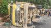Truk Sawit Terbalik Timpa 3 Siswi SMP di Labuhanbatu, 1 Tewas