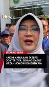 Hakim Kabulkan Eksepsi Dokter Tifa, Sidang Kasus Ijazah Jokowi Dihentikan