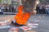 Demo di Kejati Jatim Ricuh, Massa Kejar Provokator dan Bakar Foto Febrie Adriansyah
