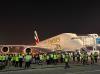Geger! Pesawat Raksasa Airbus A380 Emirates Mendarat di Soetta, Jemput AC Milan