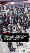 Penampakan Dahsyatnya Gempa M7,4 Kolombia, 111 Orang Tewas