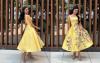 Audrey Bianca Pancarkan Keceriaan dalam Busana Kuning Karya Lukman Abadi di Miss World 2026