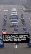Dikawal Puluhan Kendaraan Paspampres, Prabowo Tiba di Kompleks Parlemen Hadiri Sidang Tahunan MPR 2026