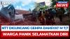  Warga Panik Berlarian, Satu Orang Tertimbun Bangunan