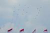 Momen Jet Tempur TNI AU Bentuk Formasi 81 di Langit Jakarta, Warga Bersorak