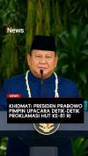 Khidmat! Presiden Prabowo Pimpin Upacara Detik-Detik Proklamasi HUT ke-81 RI