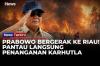 Prabowo Terbang ke Riau, Tinjau Langsung Penanganan Karhutla Sumatera