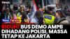 Sempat Diadang Polisi, Massa AMPB Tetap Berangkat ke DPR Tuntut Pengesahan RUU Perampasan Aset