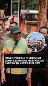Menko Polkam: Pemerintah Jamin Keamanan Masyarakat Sampaikan Aspirasi ke DPR