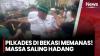 Pengambilan Nomor Urut Pilkades di Bekasi Ricuh, 2 Kubu Massa Bentrok