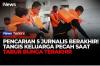 Momen Sedih! Tangis Keluarga Yudistiro Jurnalis iNews yang Hilang saat Tabur Bunga