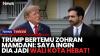 Beda Partai, Trump Malah Puji Zohran Mamdani Usai Bertemu di New York