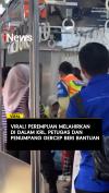 Viral! Perempuan Melahirkan di Dalam KRL, Petugas dan Penumpang Gercep Beri Bantuan