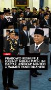 Prabowo Reshuffle Kabinet Merah Putih, Ini Daftar Lengkap Pejabat yang Dilantik