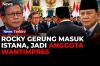Momen Rocky Gerung Dilantik Jadi Anggota Wantimpres, Tunduk Hormat kepada Prabowo